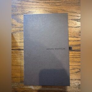 Authentic Brown Louis Vuitton Empty Gift Box & dust bag Set